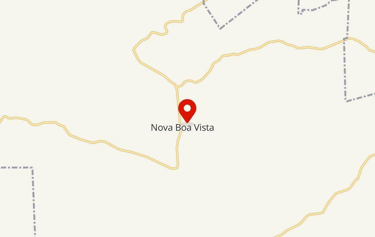 Mapa de Nova Boa Vista no Rio Grande do Sul