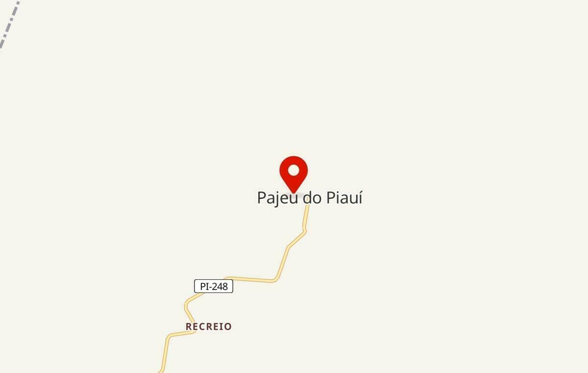 Mapa de Pajeú do Piauí no Piauí