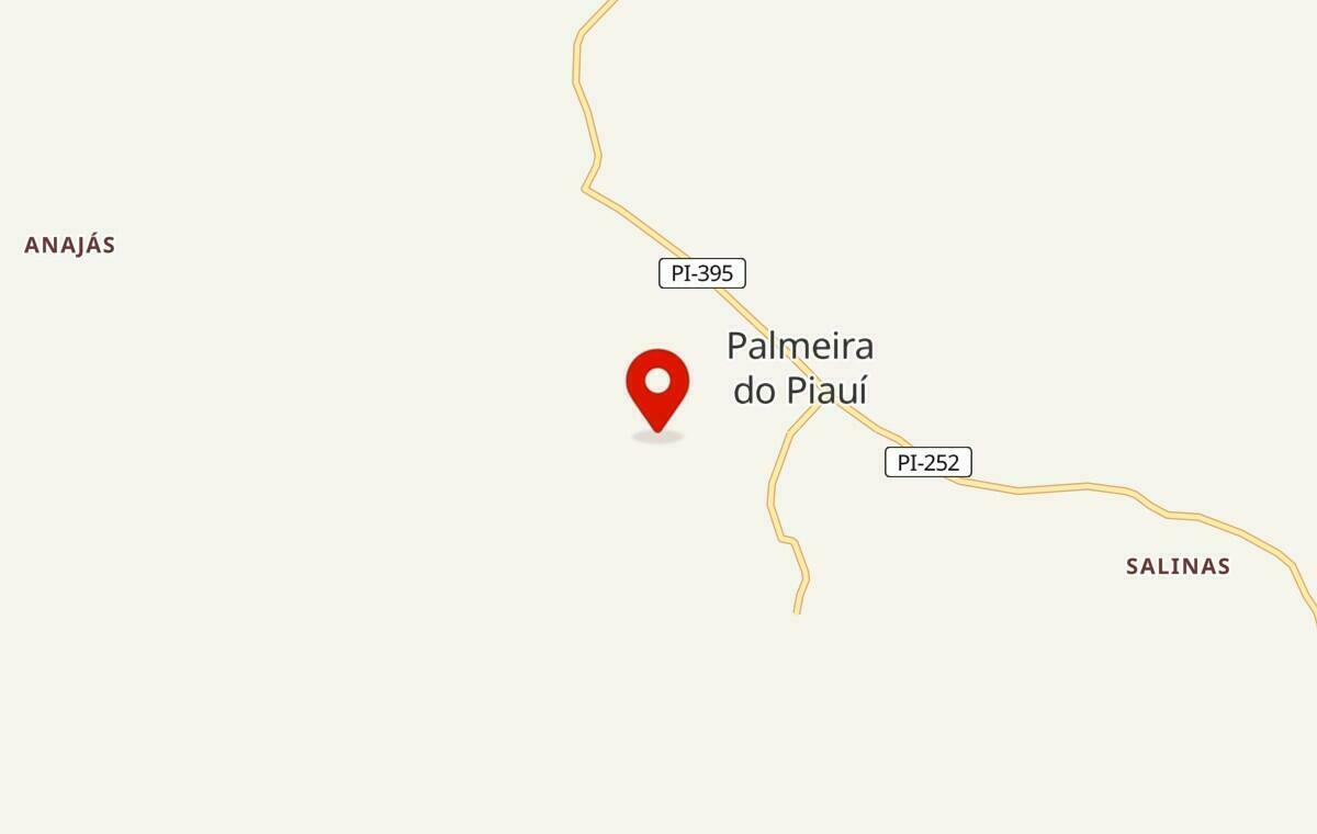 Mapa de Palmeira do Piauí no Piauí