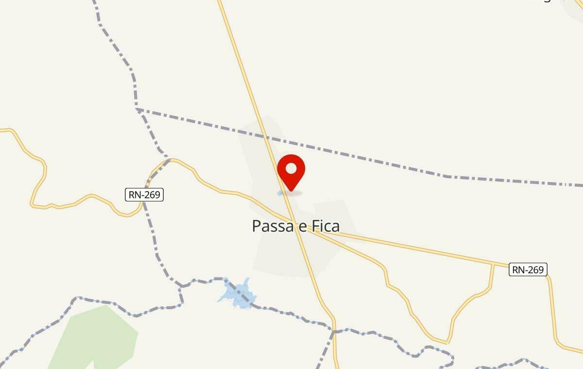 Mapa de Passa e Fica no Rio Grande do Norte