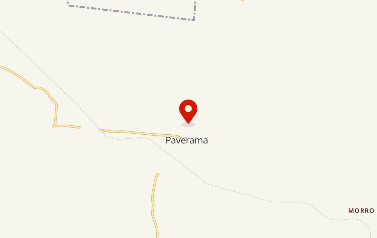 Mapa de Paverama no Rio Grande do Sul