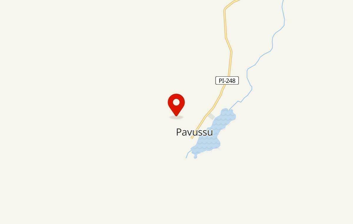 Mapa de Pavussu no Piauí