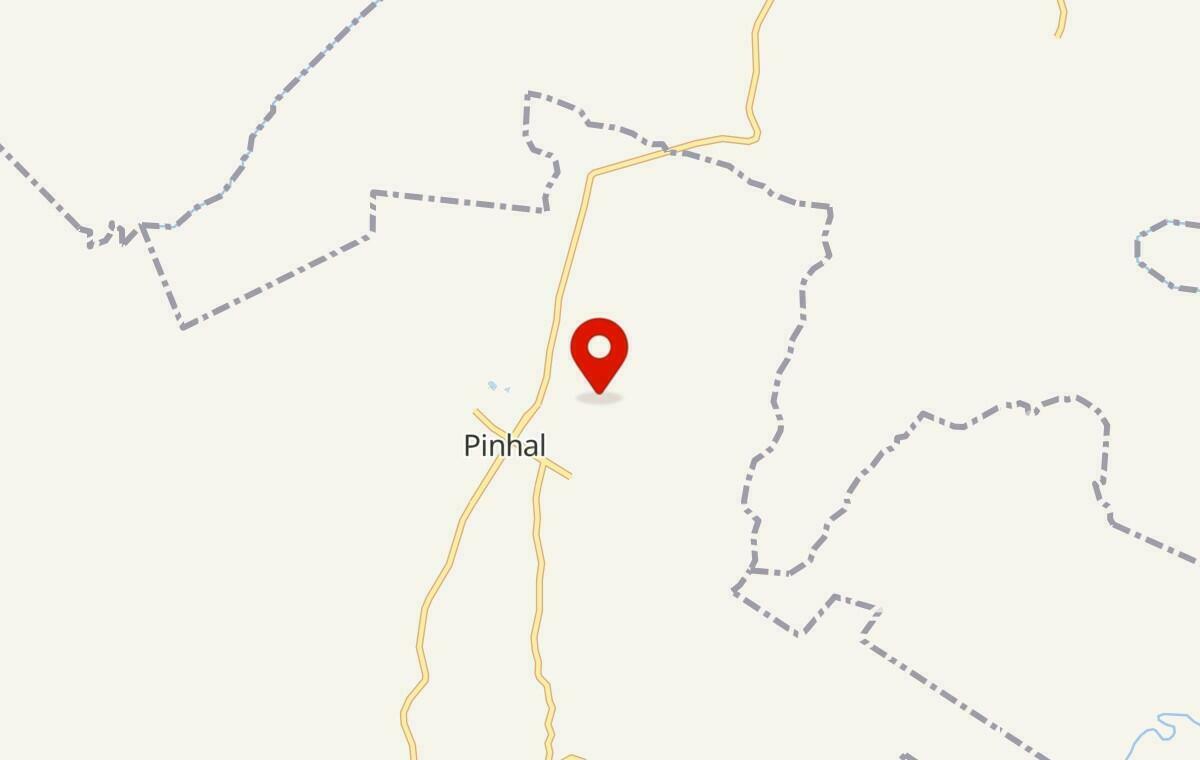 Mapa de Pinhal no Rio Grande do Sul