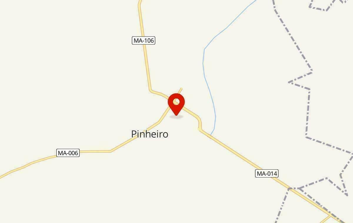Mapa de Pinheiro no Maranhão