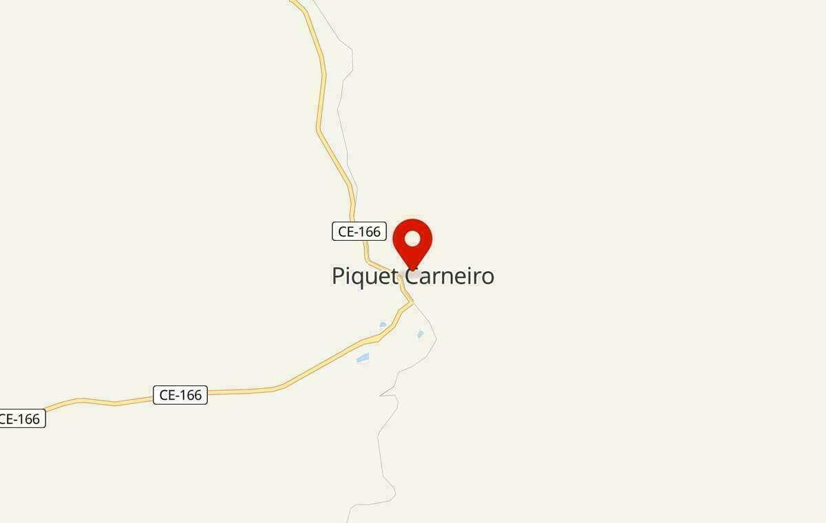 Mapa de Piquet Carneiro no Ceará