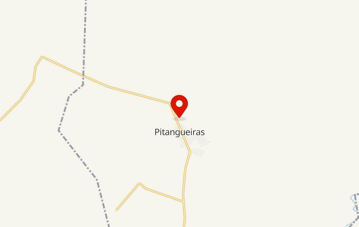 Mapa de Pitangueiras no Paraná