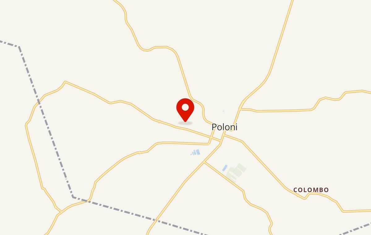 Mapa de Poloni em São Paulo