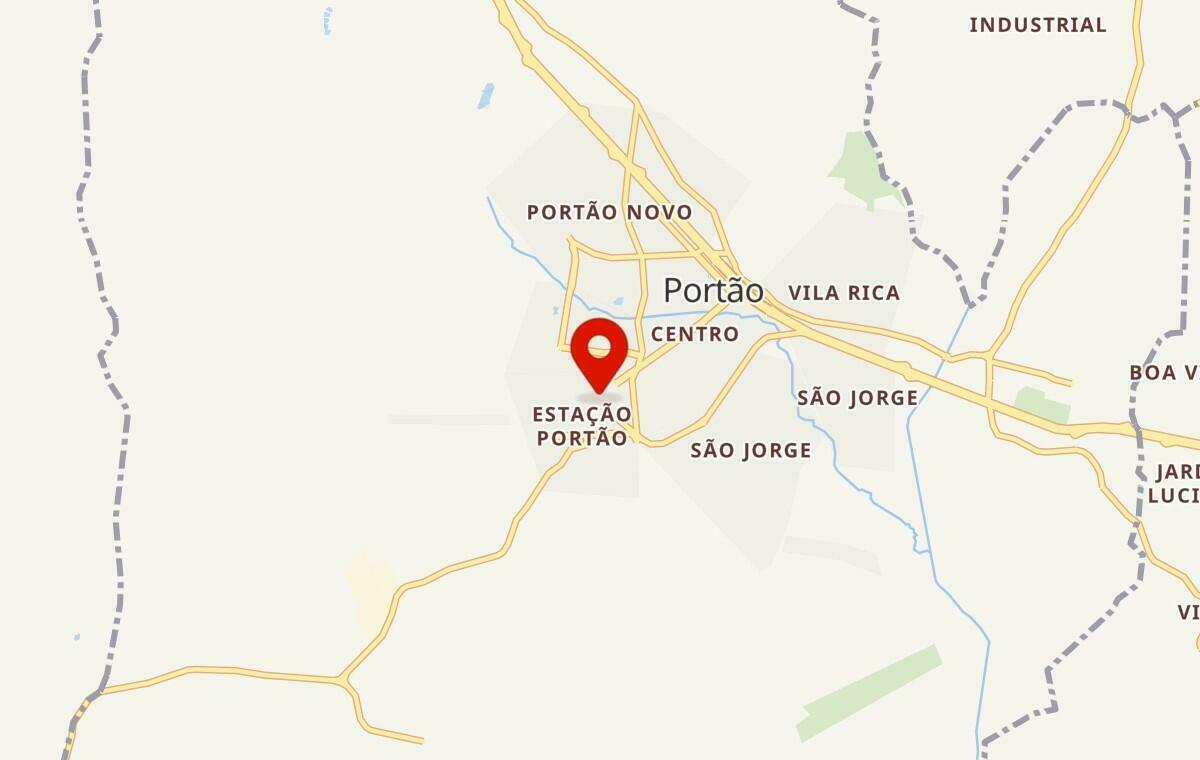Mapa de Portão no Rio Grande do Sul