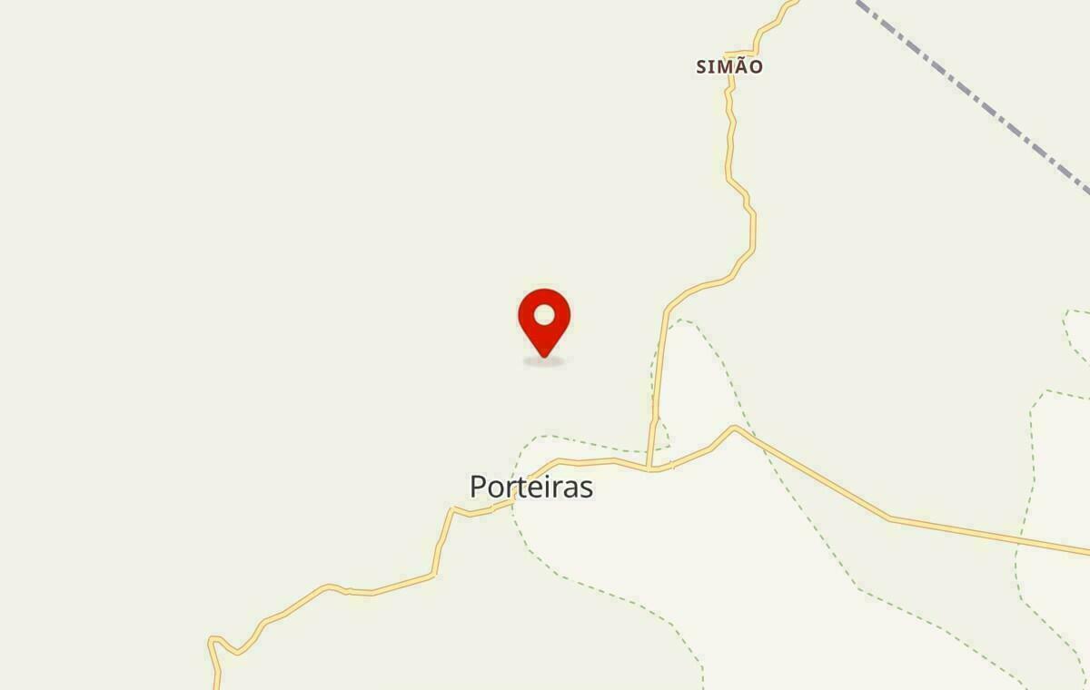 Mapa de Porteiras no Ceará