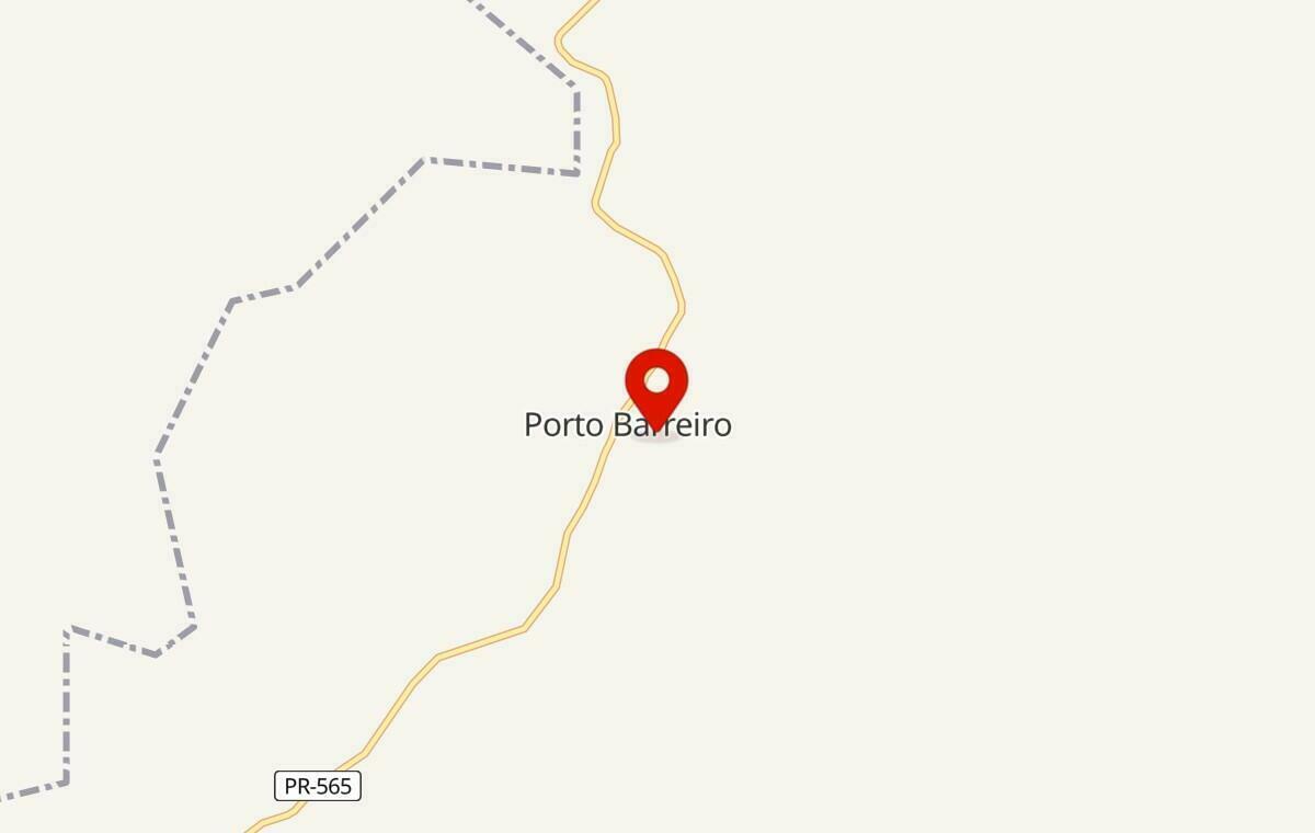 Mapa de Porto Barreiro no Paraná
