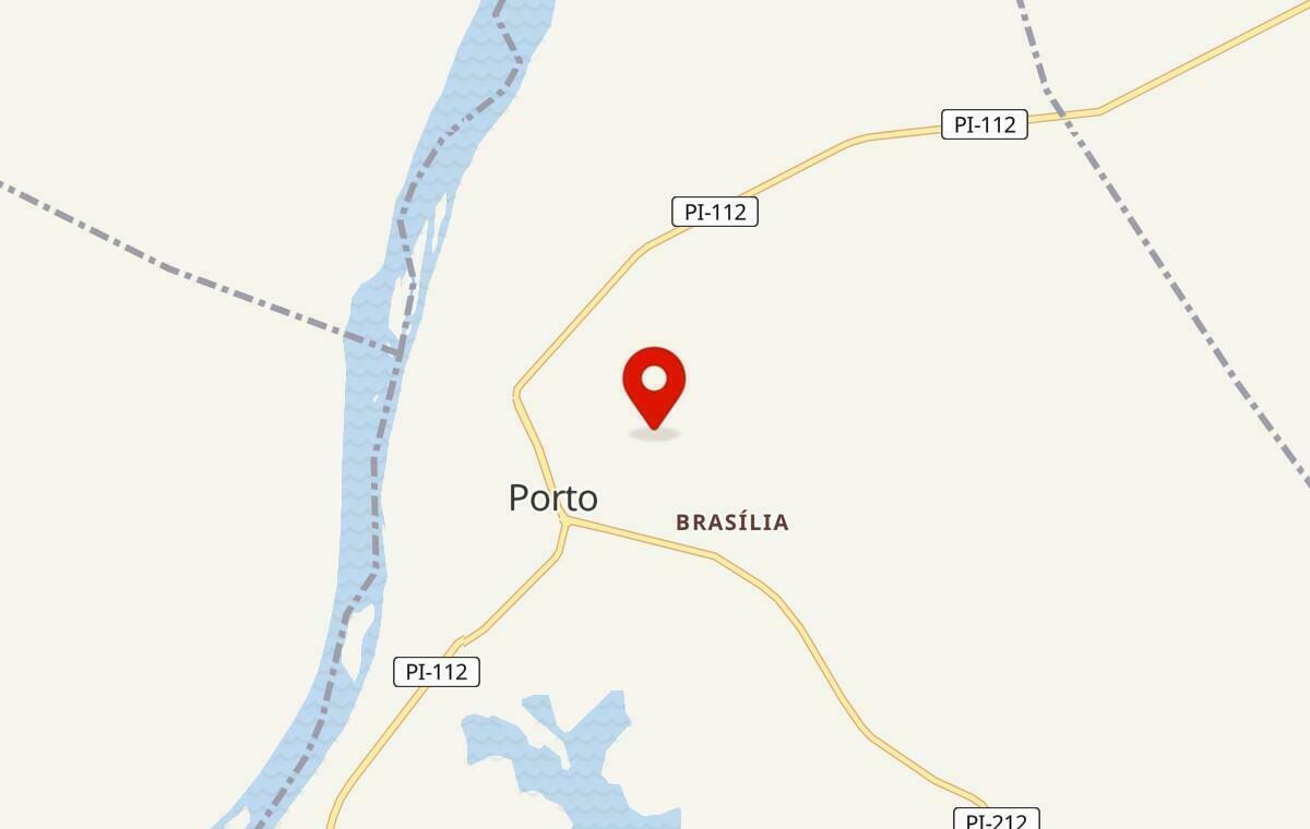 Mapa de Porto no Piauí