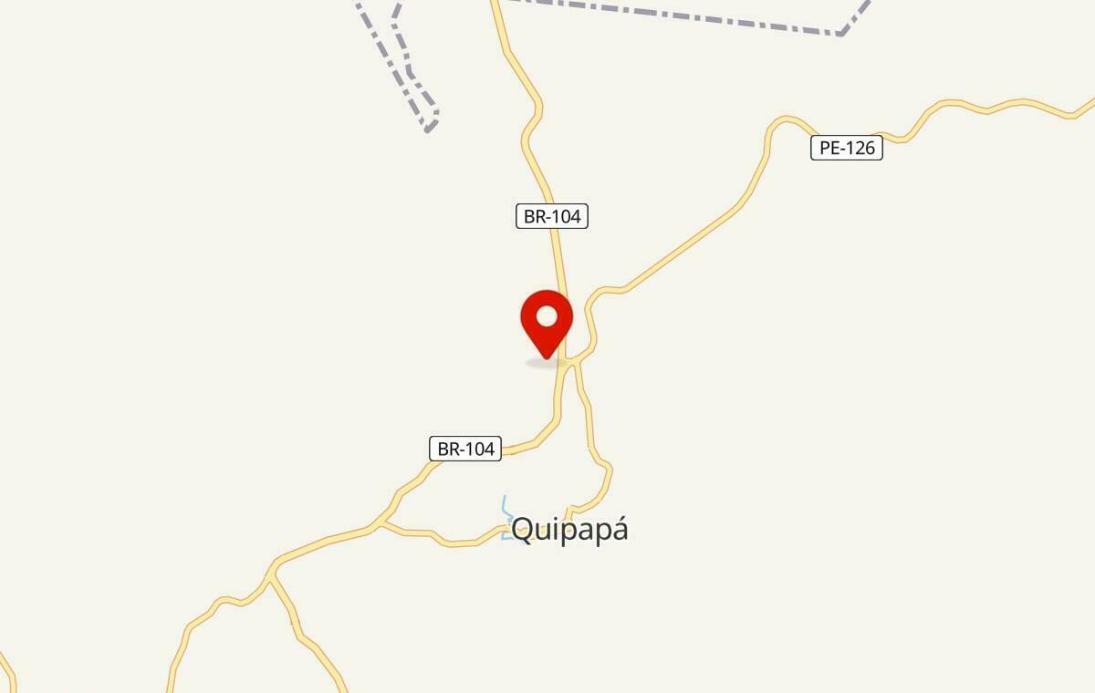 Mapa de Quipapá em Pernambuco