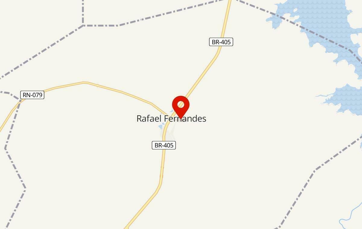 Mapa de Rafael Fernandes no Rio Grande do Norte