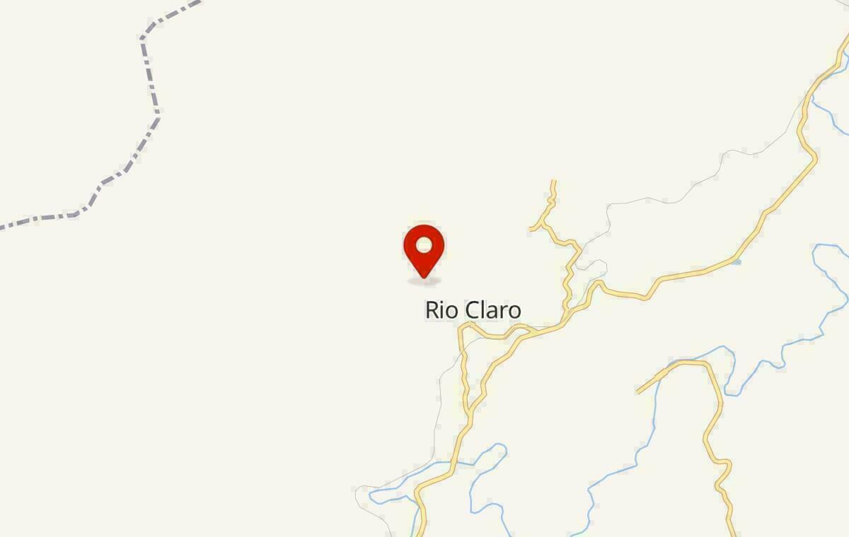 Mapa de Rio Claro no Rio de Janeiro