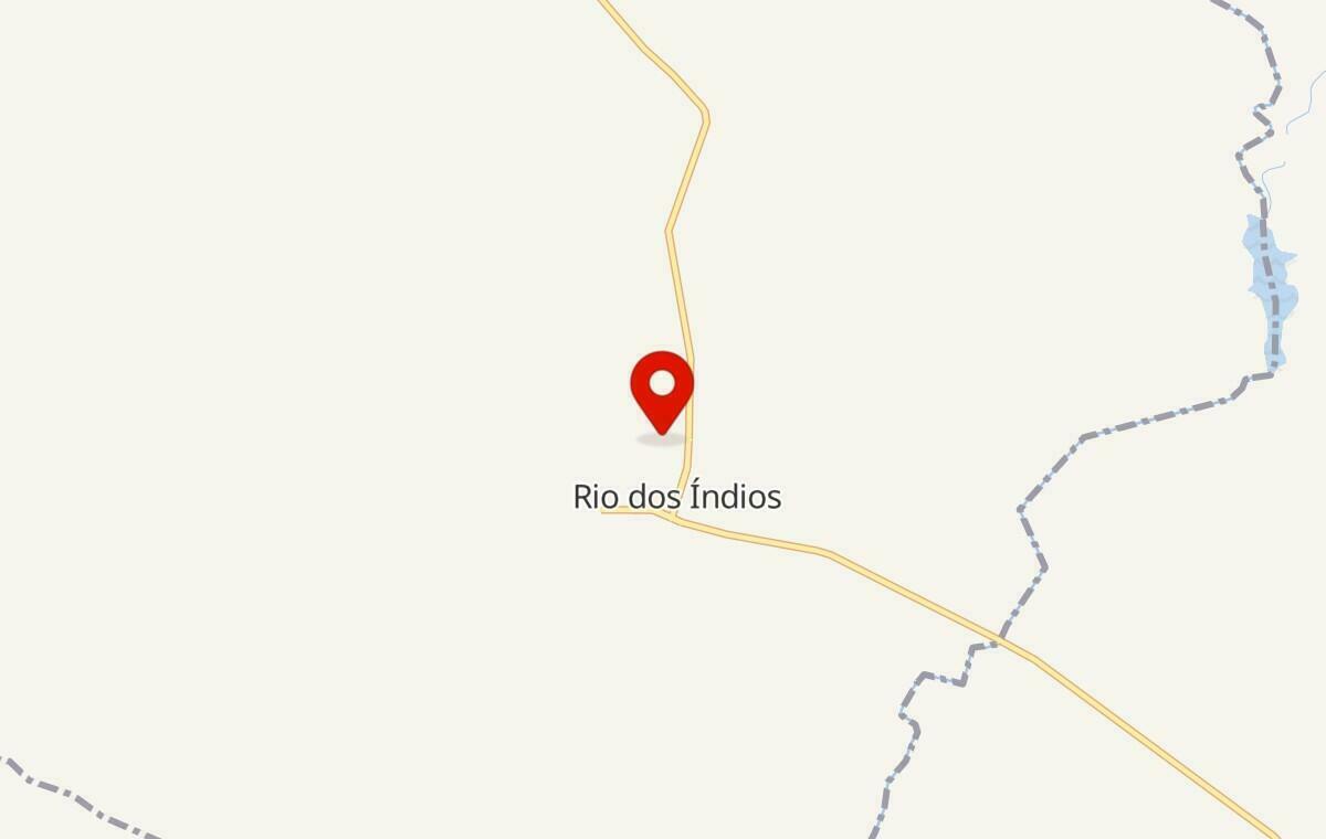 Mapa de Rio dos Índios no Rio Grande do Sul