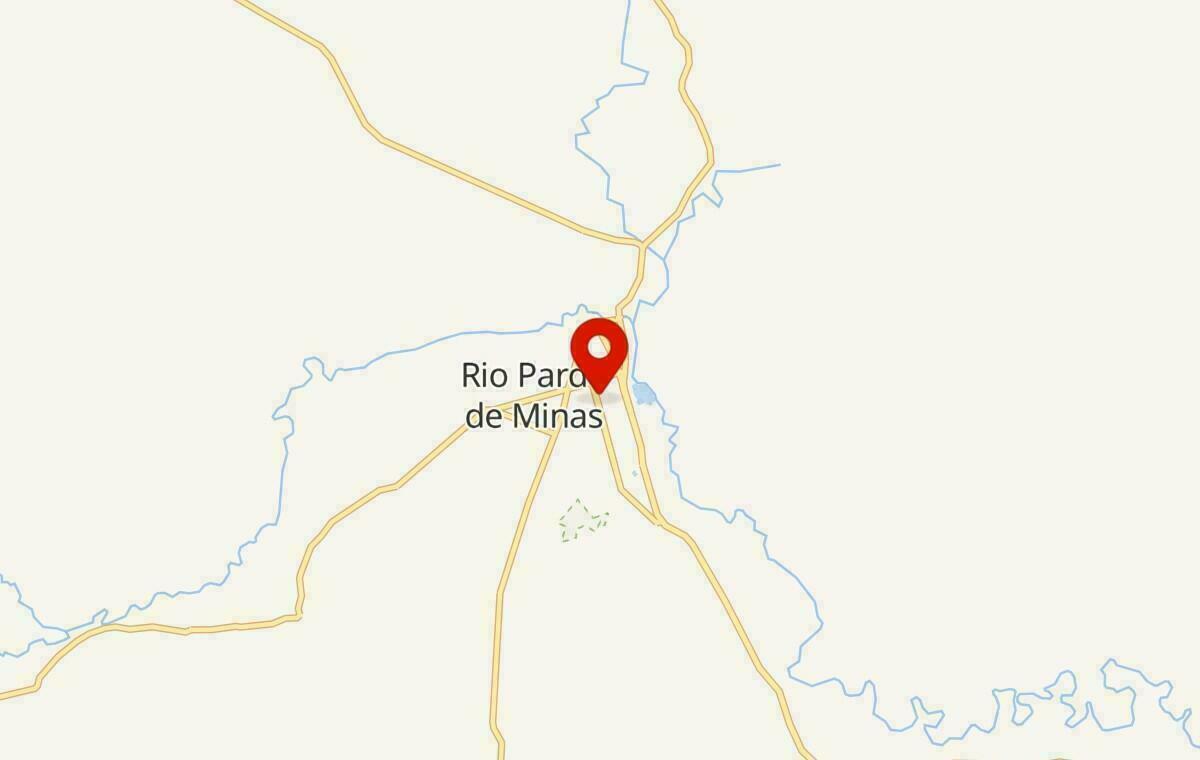 Mapa de Rio Pardo de Minas em Minas Gerais