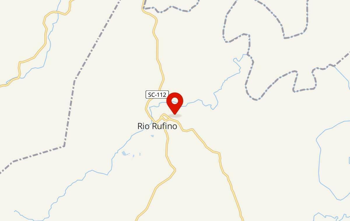 Mapa de Rio Rufino em Santa Catarina