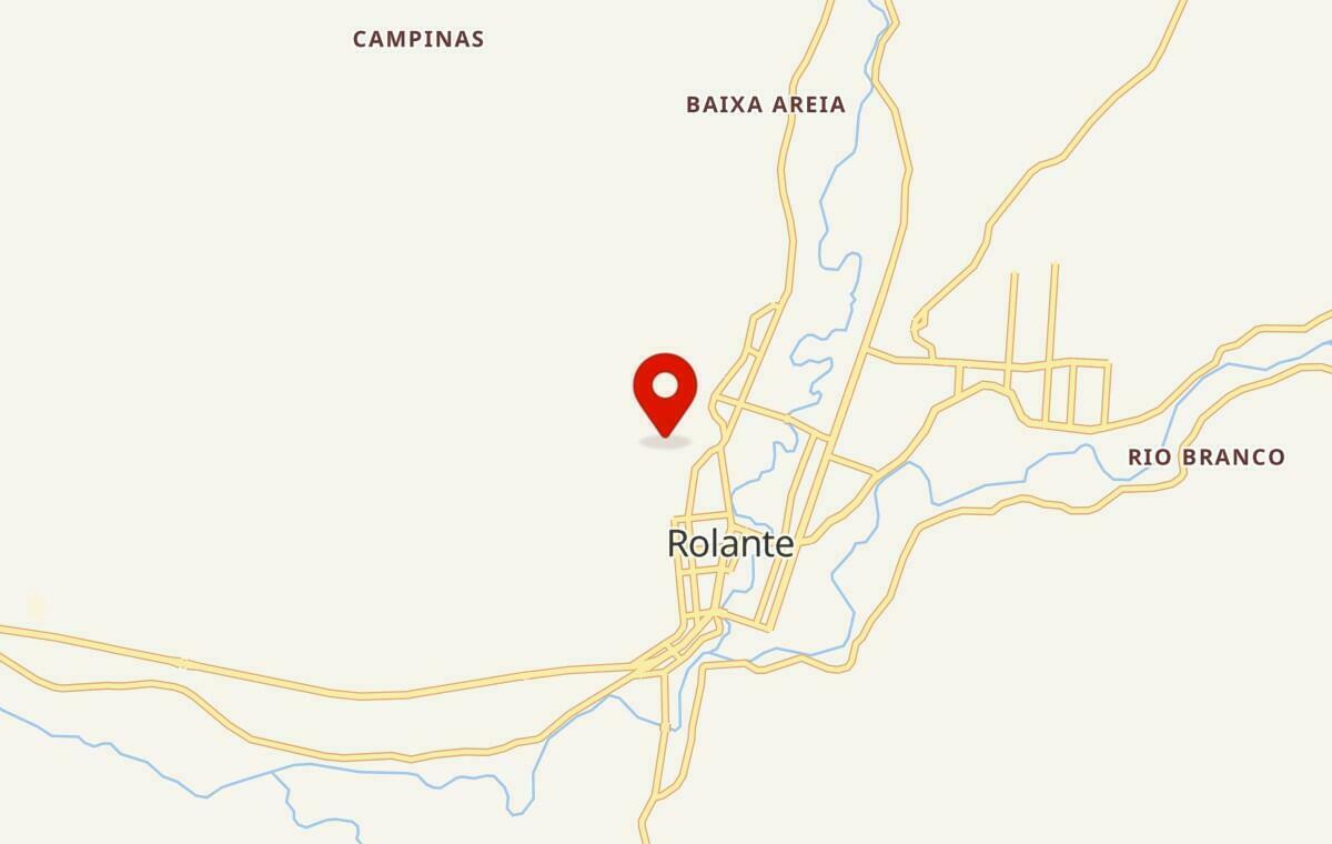 Mapa de Rolante no Rio Grande do Sul