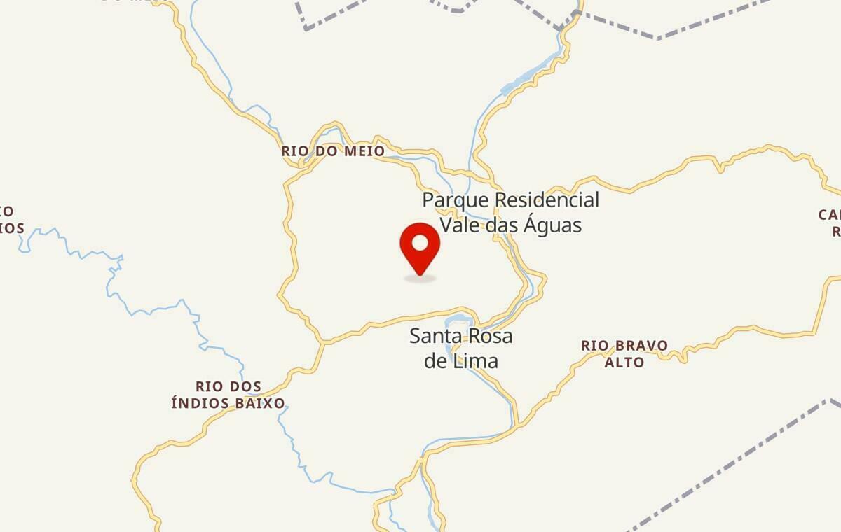 Mapa de Santa Rosa de Lima em Santa Catarina