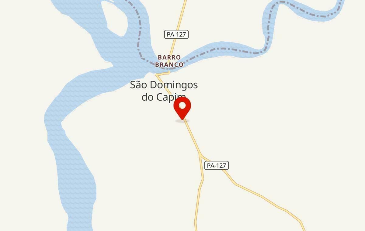 Mapa de São Domingos do Capim no Pará