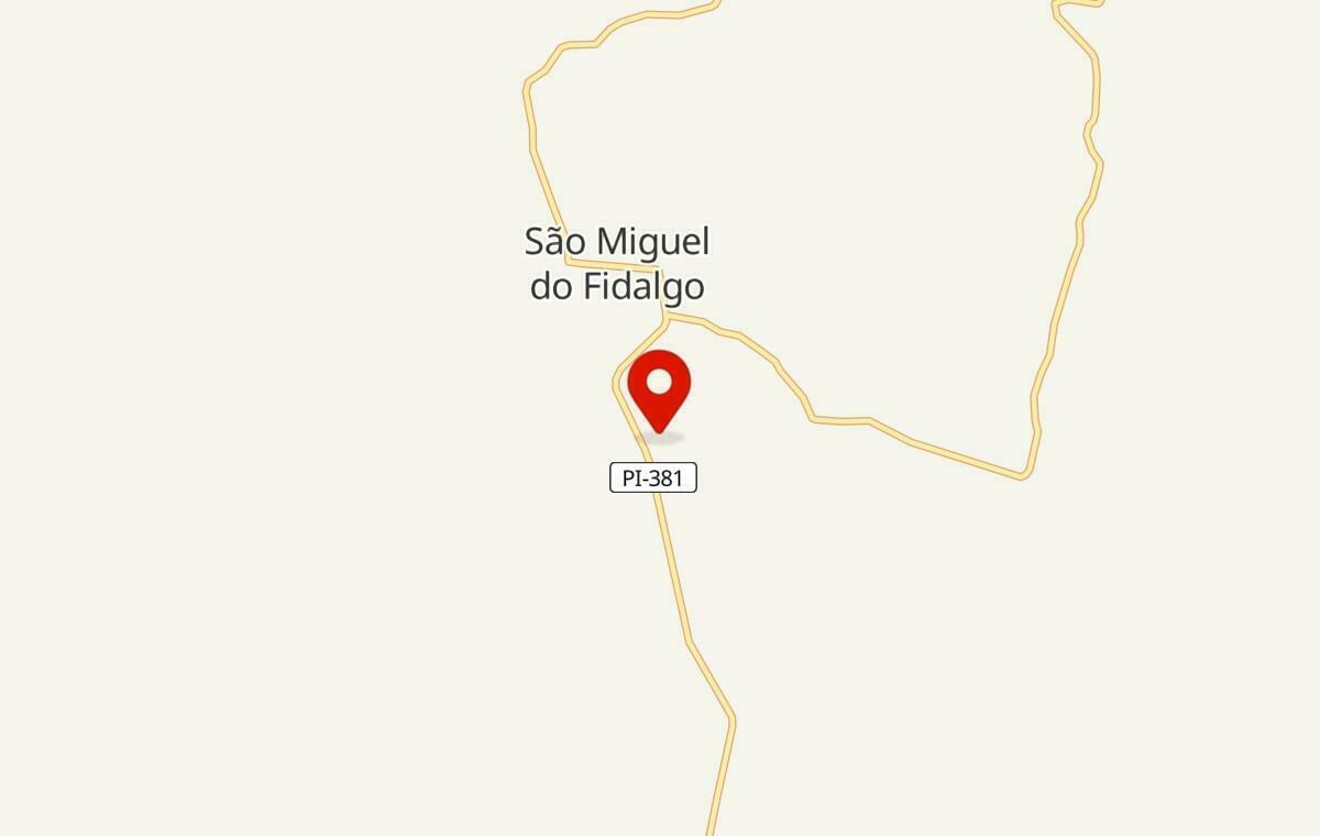 Mapa de São Miguel do Fidalgo no Piauí