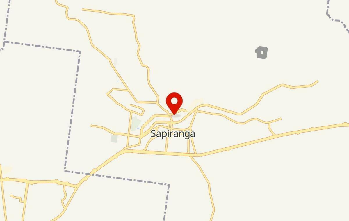 Mapa de Sapiranga no Rio Grande do Sul