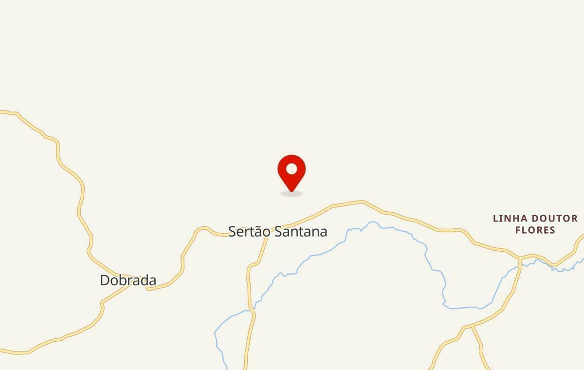 Mapa de Sertão Santana no Rio Grande do Sul