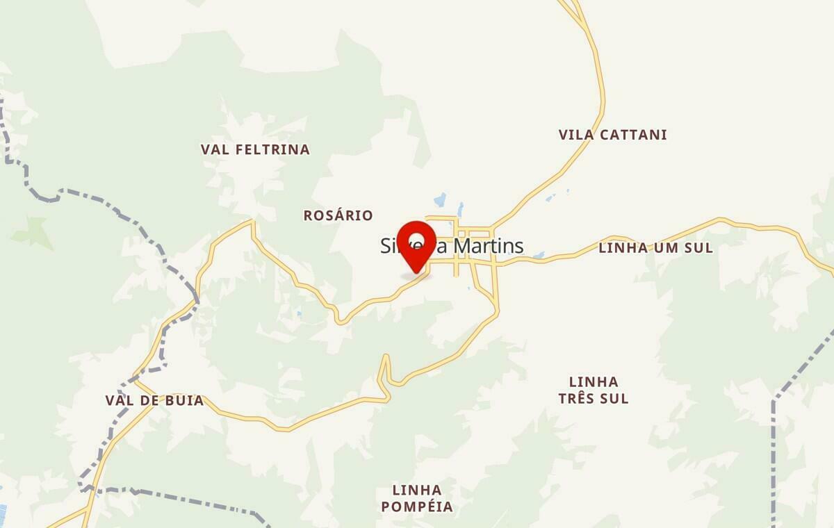 Mapa de Silveira Martins no Rio Grande do Sul