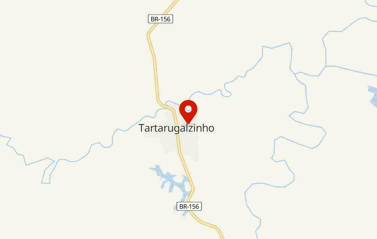 Mapa de Tartarugalzinho no Amapá