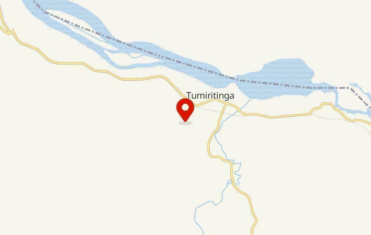 Mapa de Tumiritinga em Minas Gerais