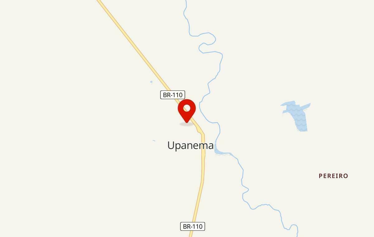 Mapa de Upanema no Rio Grande do Norte