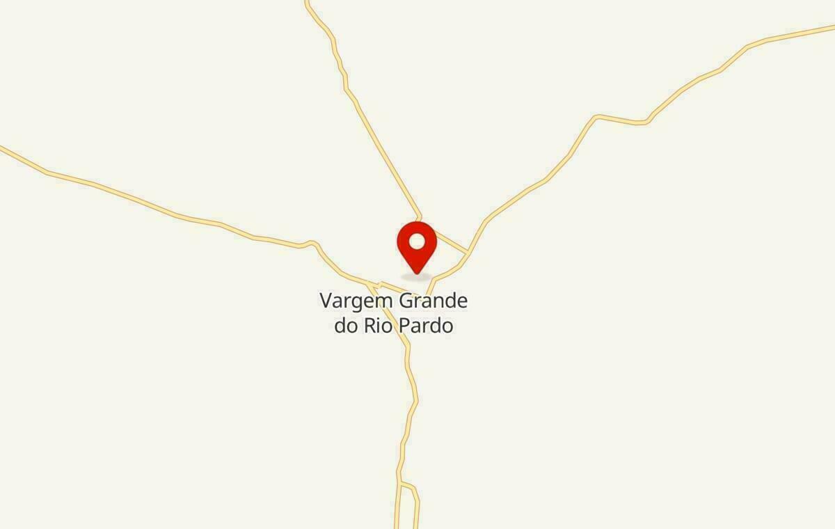 Mapa de Vargem Grande do Rio Pardo em Minas Gerais