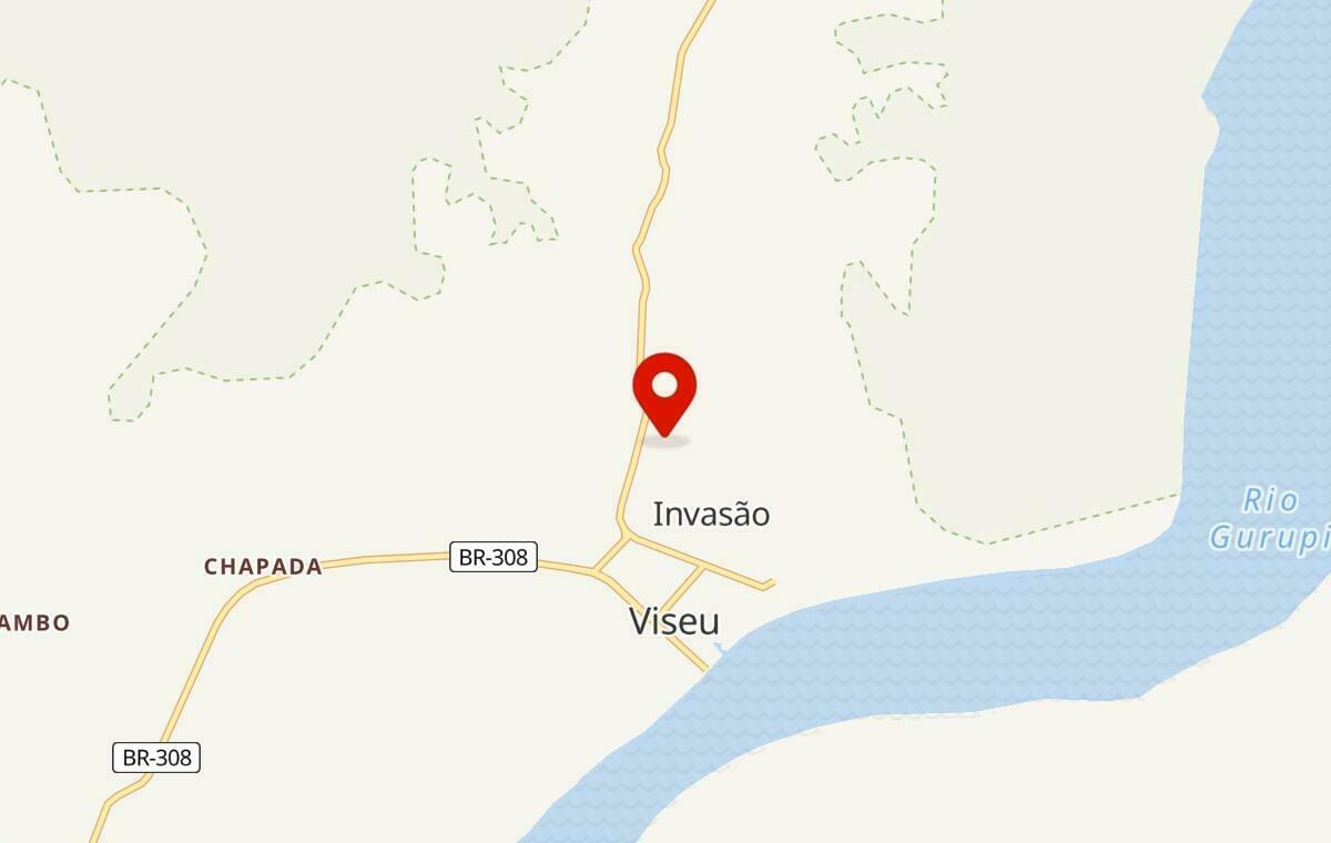 Mapa de Viseu no Pará